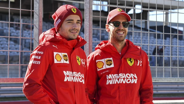 Ferrari: Vettel e Leclerc con i fan prima della presentazione della monoposto 2020