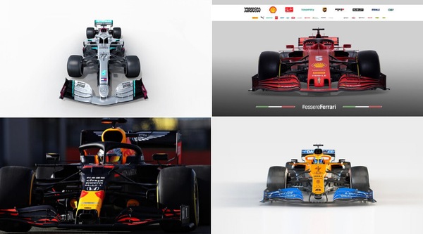 Formula 1, le monoposto 2020