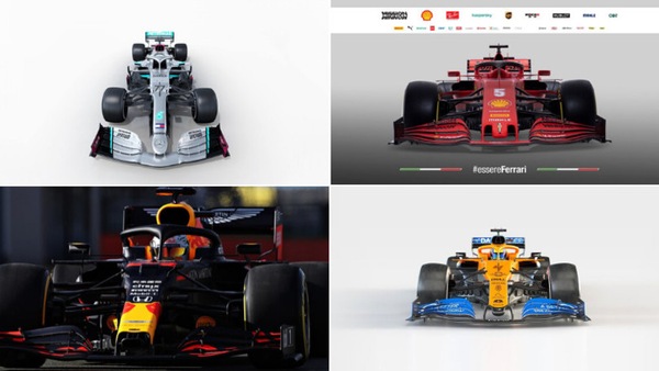 Formula 1, le monoposto 2020