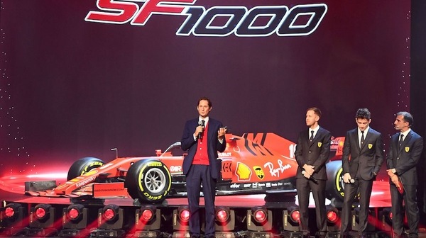 Ferrari SF1000, primi km nel filming day