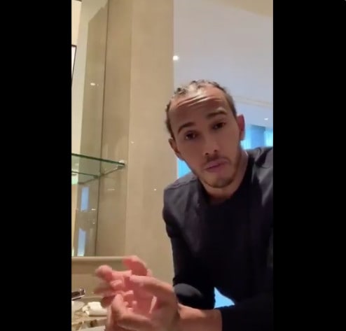 Hamilton sbotta: "Sto bene, lascio il tampone a chi ha più bisogno di me"