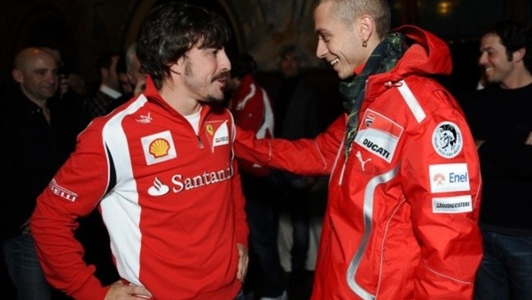 Alonso invita Valentino Rossi alla 24 Ore di Le Mans