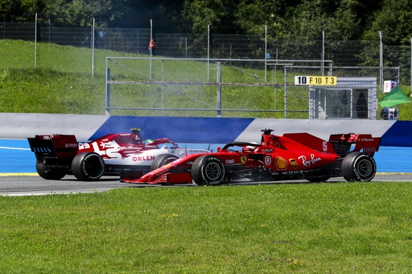 Gp Austria, Vettel: "Contento di essermi girato solo una volta"