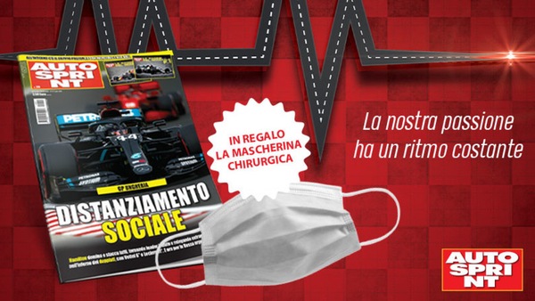 As in edicola con il poster delle regine F.1 e la mascherina