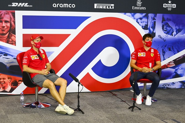 Gp 70° Anniversario, Leclerc: "Non sfruttiamo le medie". Vettel: "Manca velocità"