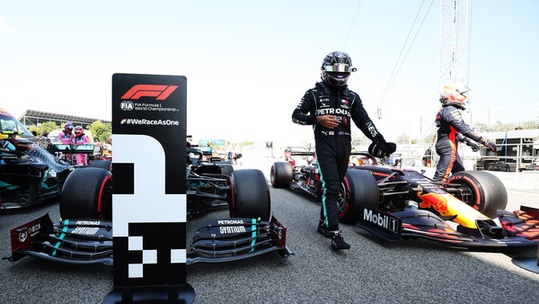 F1, qualifiche Gp Spagna 2020: tutte le foto della pole 100 della Mercedes