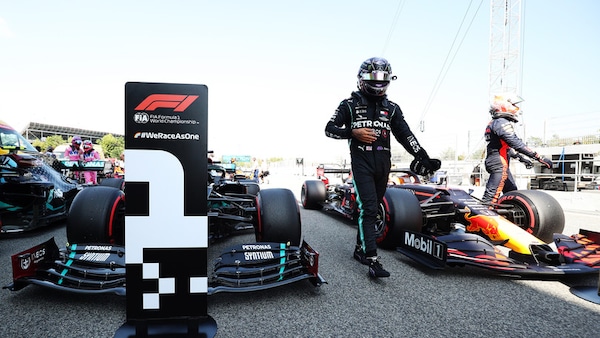 F1, qualifiche Gp Spagna 2020: tutte le foto della pole 100 della Mercedes