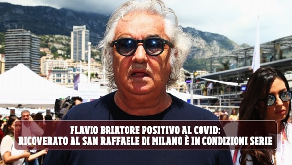 Flavio Briatore è positivo al Covid: ricoverato in condizioni serie ma stabili