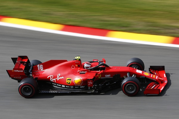 Gp Belgio, Leclerc: "Così è veramente brutto"