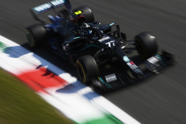 Gp Italia, Fp1: Bottas al top, Ferrari fuori dalla top ten