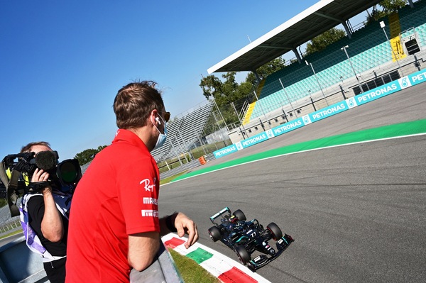Gp Italia, qualifiche Vettel: "Non potevo fare nulla: usciti al momento sbagliato"