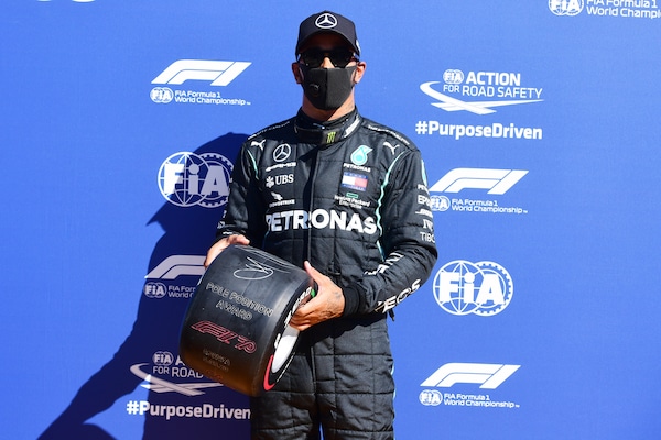 Gp Italia qualifiche, Hamilton: "Velocità eccezionale nelle curve"