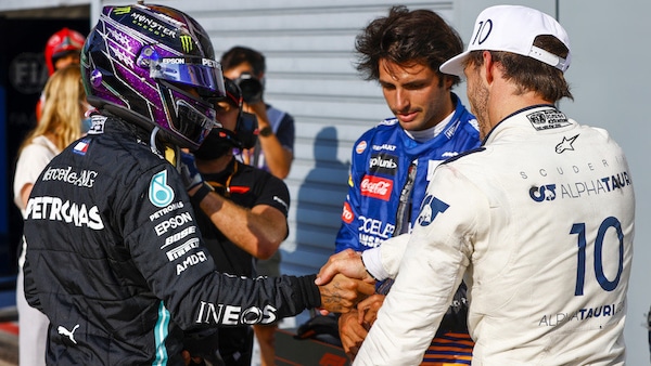 GP Italia, Hamilton: 'Bravo Gasly, ha battuto il team che l'ha scaricato'