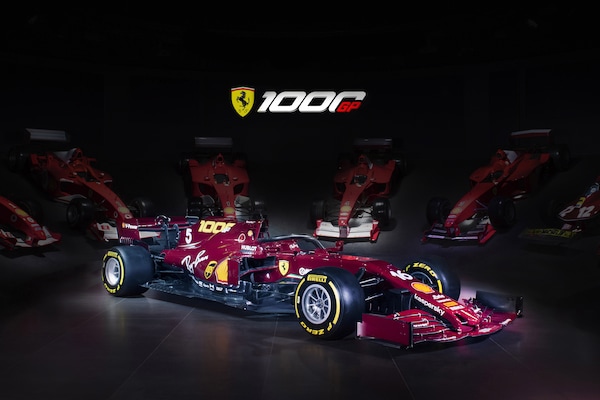 GP Toscana, Ferrari sfoggia la livrea storica per il GP numero 1000