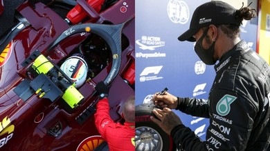 Qualifiche Gp Toscana Ferrari 1000: pole n.95 per Hamilton a 1'15"144, Leclerc 5° FOTO