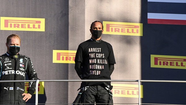 GP Toscana, Hamilton sotto investigazione per la maglietta