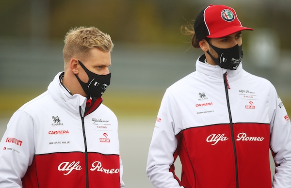 GP Eifel, Mick Schumacher primo giro al Nurburgring da pilota Alfa Romeo FOTO