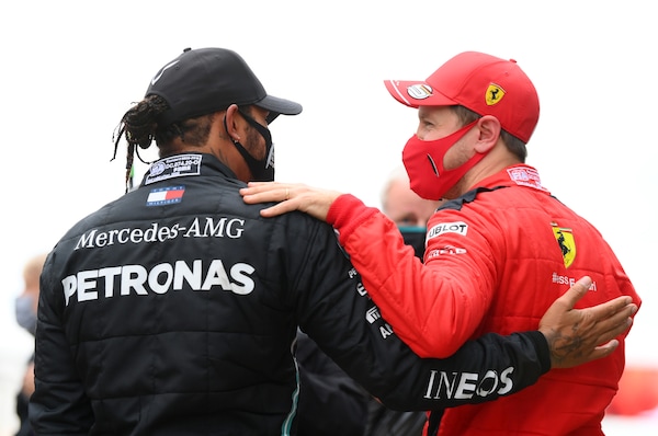 GP Turchia, Vettel: Lewis ha scritto la storia e noi c'eravamo