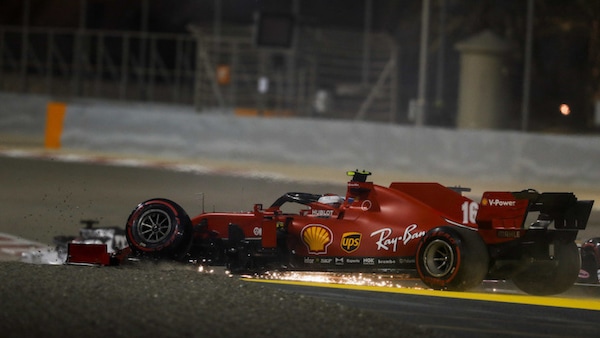GP Sakhir: l'incidente tra Leclerc e Verstappen al primo giro