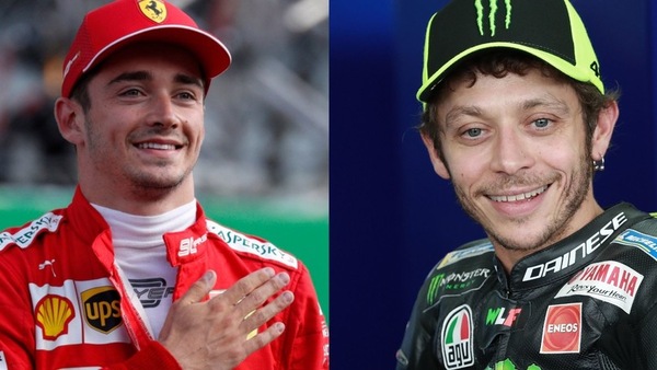 Valentino Rossi su Leclerc: “Il più forte ora in F1 ma la sua monoposto Ferrari..."