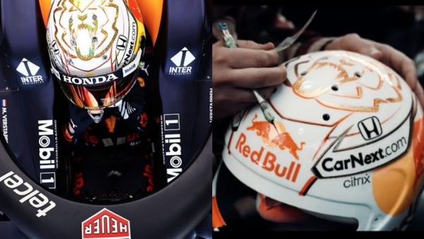 F1 2021, Red Bull presenta il nuovo casco di Max Verstappen