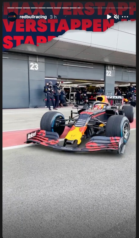 Silverstone, Verstappen alla guida della RB15
