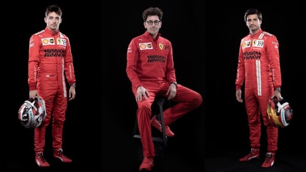 Presentazione Ferrari 2021: ecco Leclerc e Sainz