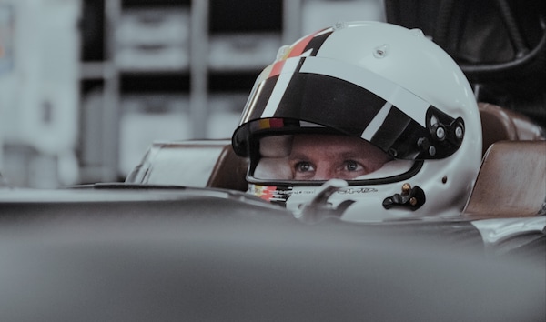 Vettel, tutta l'euforia del nuovo inizio