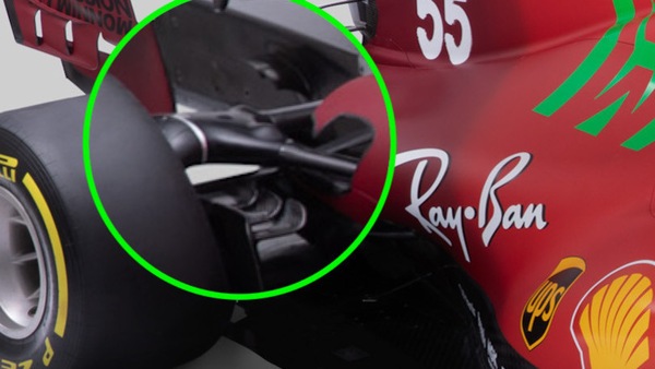 Ferrari SF21, Cardile: cambiamento radicale con cambio e sospensione