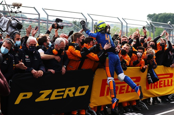 GP Emilia Romagna, Norris: "Lewis era troppo veloce, ma sono contento"