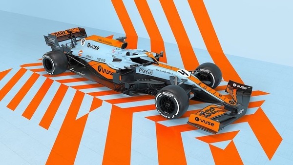 McLaren con i colori Gulf nel GP di Monaco