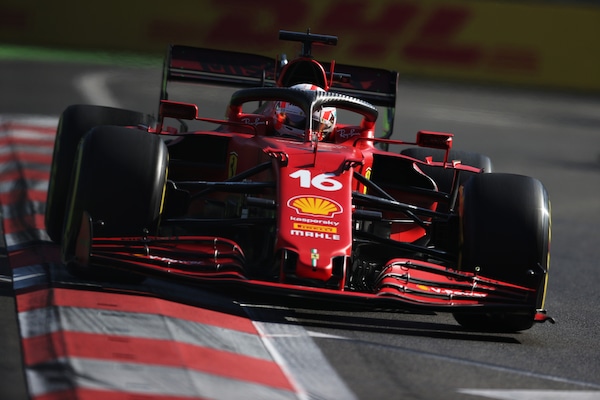 Leclerc, GP Azerbaijan colmo di fiducia: "Mi sento a mio agio sulla SF21, forse anche troppo..."
