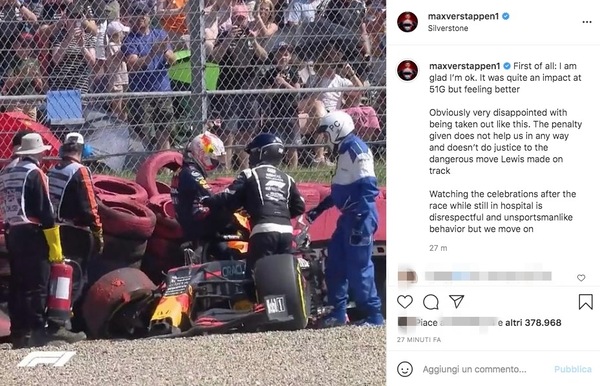 Verstappen, duro sfogo contro Hamilton: "Scorretto, irrispettoso e pericoloso"