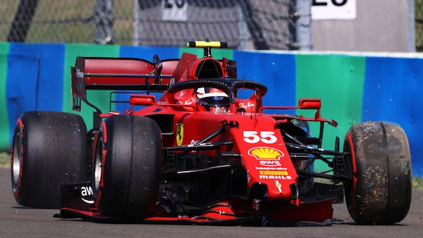 Sainz: "Incidente in Q2? Tradito da una raffica di vento, ma non cerco scuse"