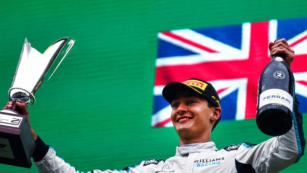 GP Belgio, primo podio per Russell: "Un premio per il team"