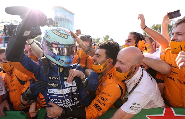 Ricciardo: "Ho fatto finta di andare piano ma oggi a Monza mi sono scatenato"
