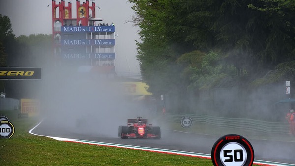 Ferrari, a Imola gira Fuoco sulla SF71H