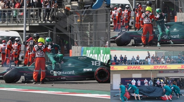 GP Messico, qualifiche spaventose per Stroll: prende in pieno le barriere in Q1