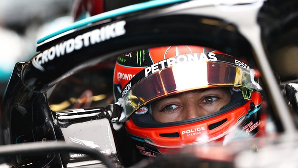 Russell, primo giorno al simulatore Mercedes