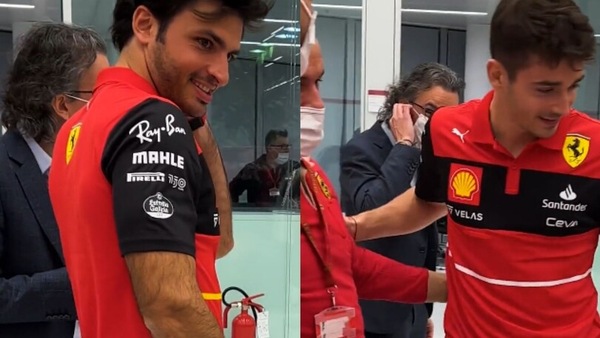 Ferrari, Sainz e Leclerc scoprono la nuova F1-75 VIDEO