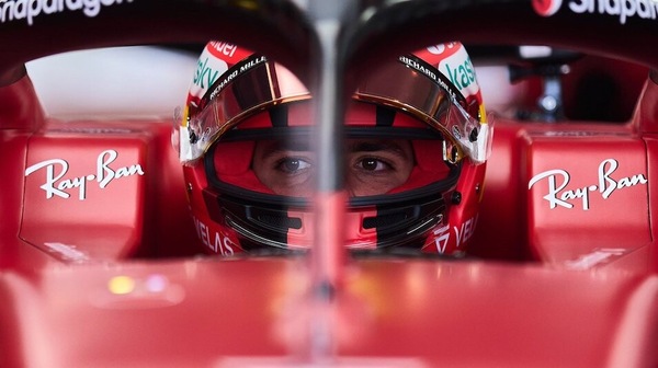 Ferrari F1-75, Sainz apre il filming day a Barcellona