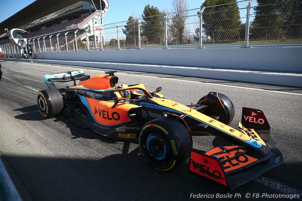 Test Barcellona, day-1: Norris davanti alle Ferrari, Verstappen maratoneta