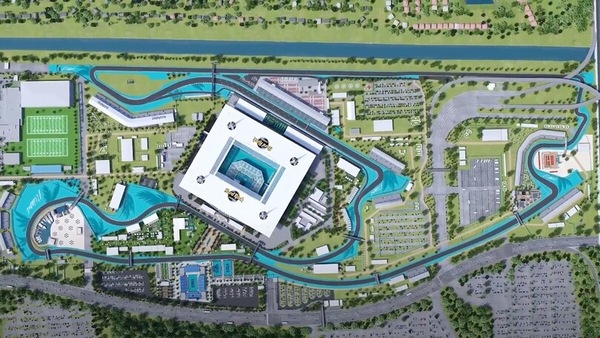 Miami al debutto in Formula 1, c'è anche la spiaggia tra le tribune