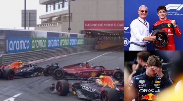 GP Monaco,  Leclerc clamorosa pole in solitaria dopo la carambola Perez-Sainz