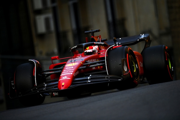 Ferrari: Rueda e una Red Bull messa sotto scacco a Baku