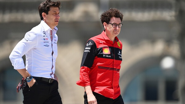 Direttiva porpoising inapplicabile per Binotto, dubbi sui tiranti Mercedes