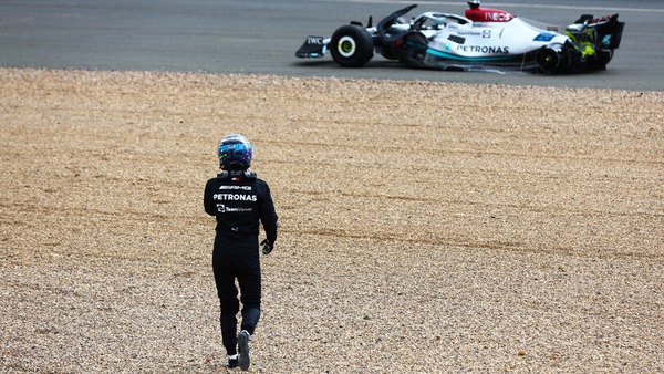 Russell, Silverstone tra soccorso e un carro attrezzi affrettato