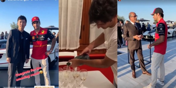 Sainz, dall'incontro con Zhang alla festa a Maranello: che emozione la prima vittoria