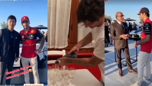 Sainz, dall'incontro con Zhang alla festa a Maranello: che emozione la prima vittoria