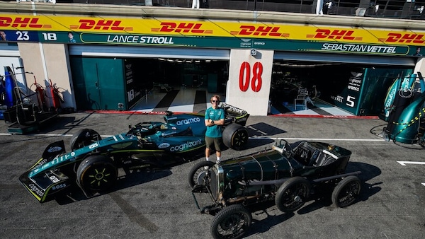 Aston Martin, 100 anni al Paul Ricard con Vettel e la Green Pea